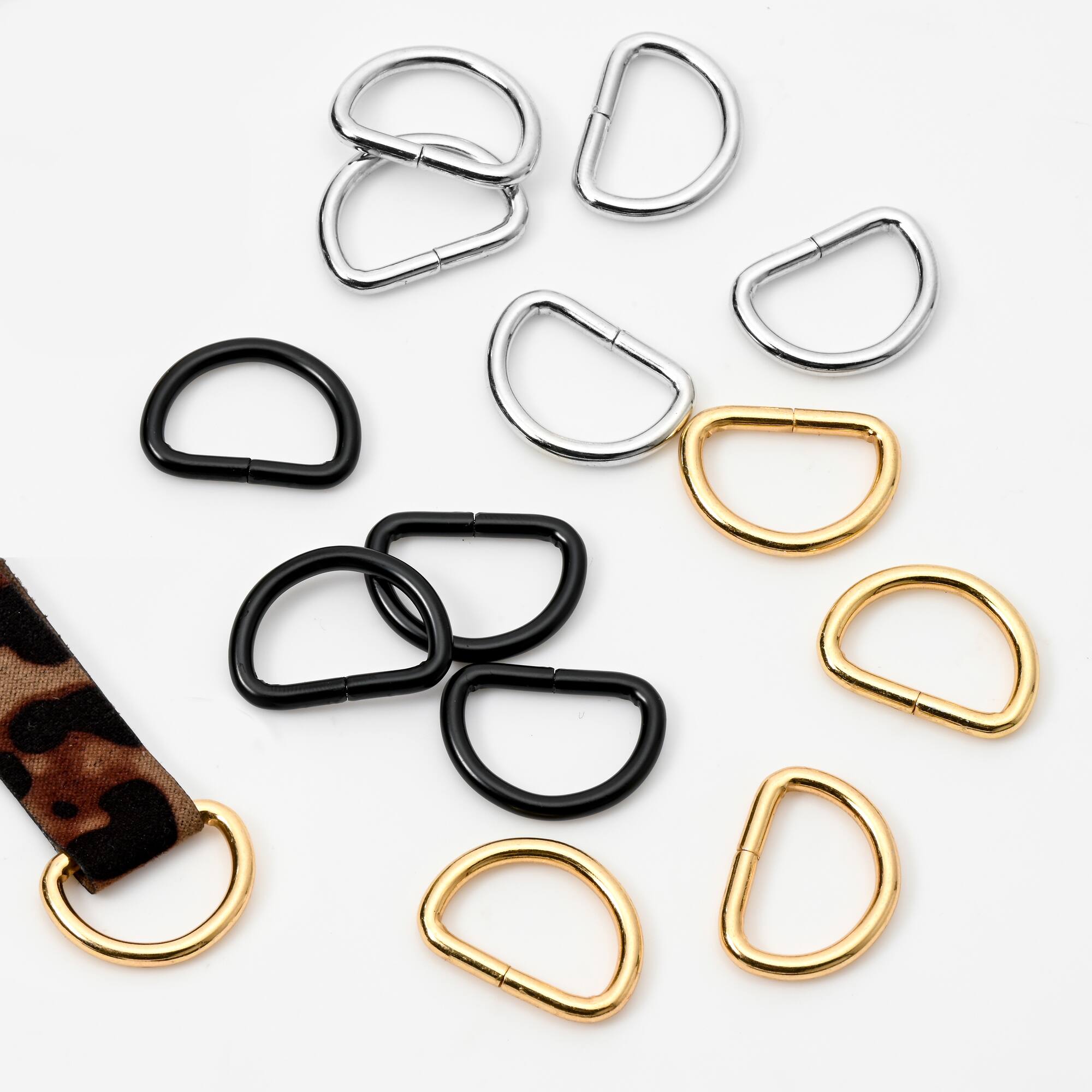 26mm Rhodium, Black & Gold, 15ct. by Bead Landing™